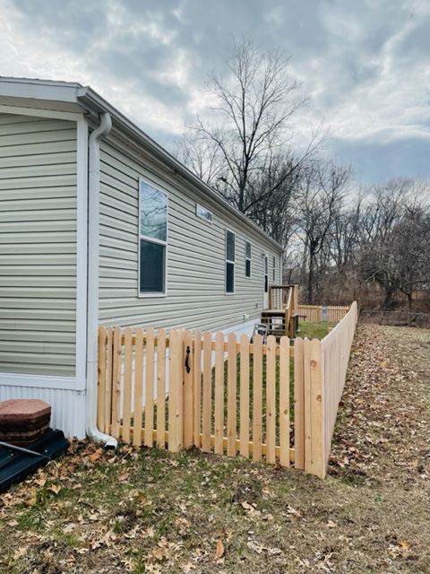 Side yard from front